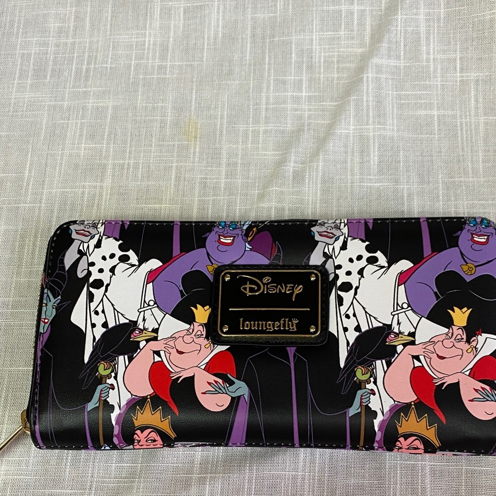 Disney Loungefly Villains Wallet